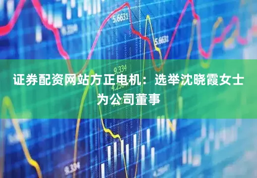 证券配资网站方正电机：选举沈晓霞女士为公司董事